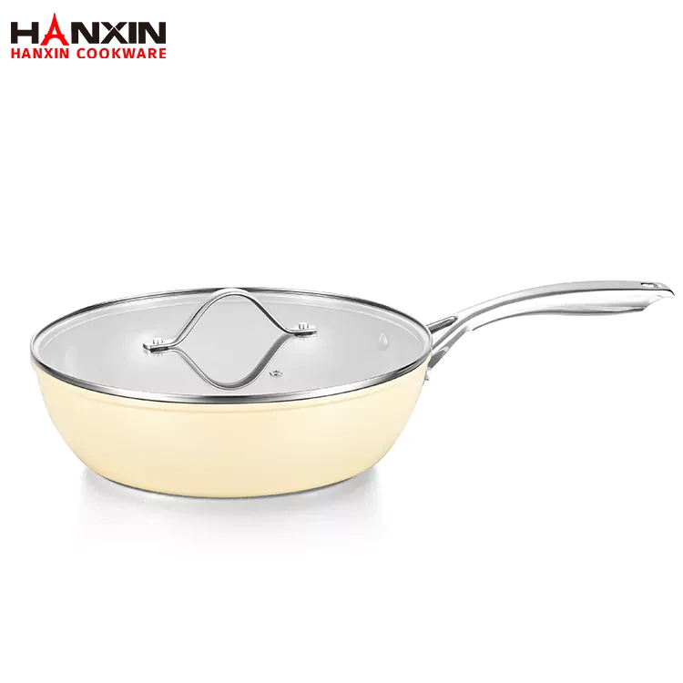 Comment une poêle wok antiadhésive en aluminium à fond CD améliore-t-elle les performances de sauté ?