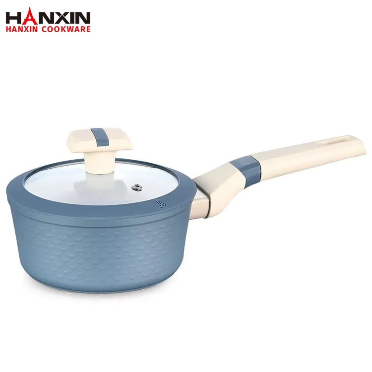 Casserole en céramique forgée en aluminium