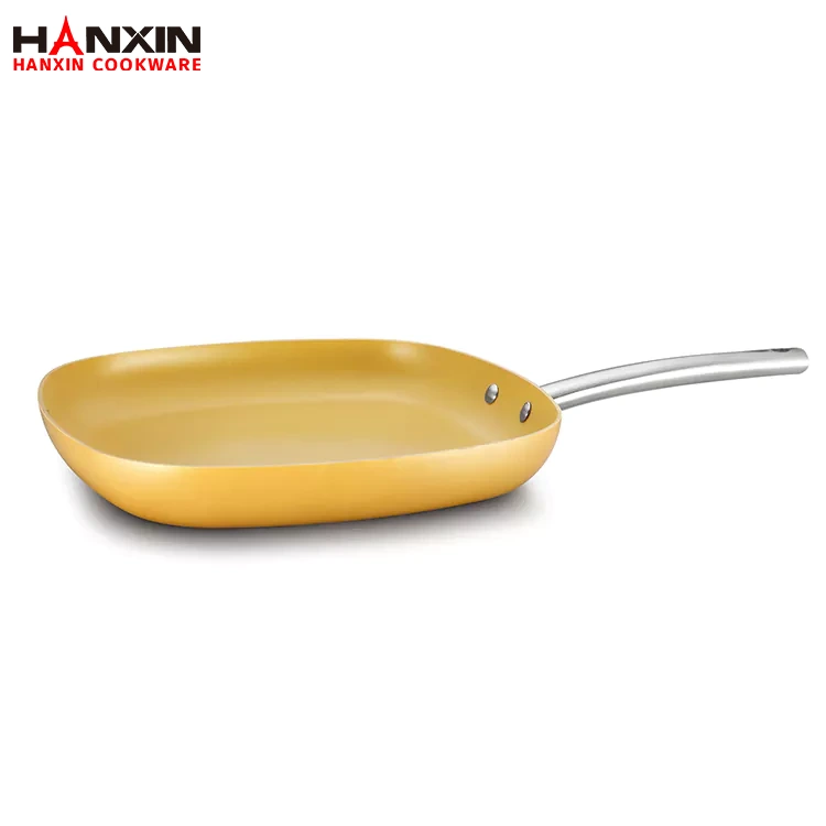 Poêle à griller en céramique pressée en aluminium