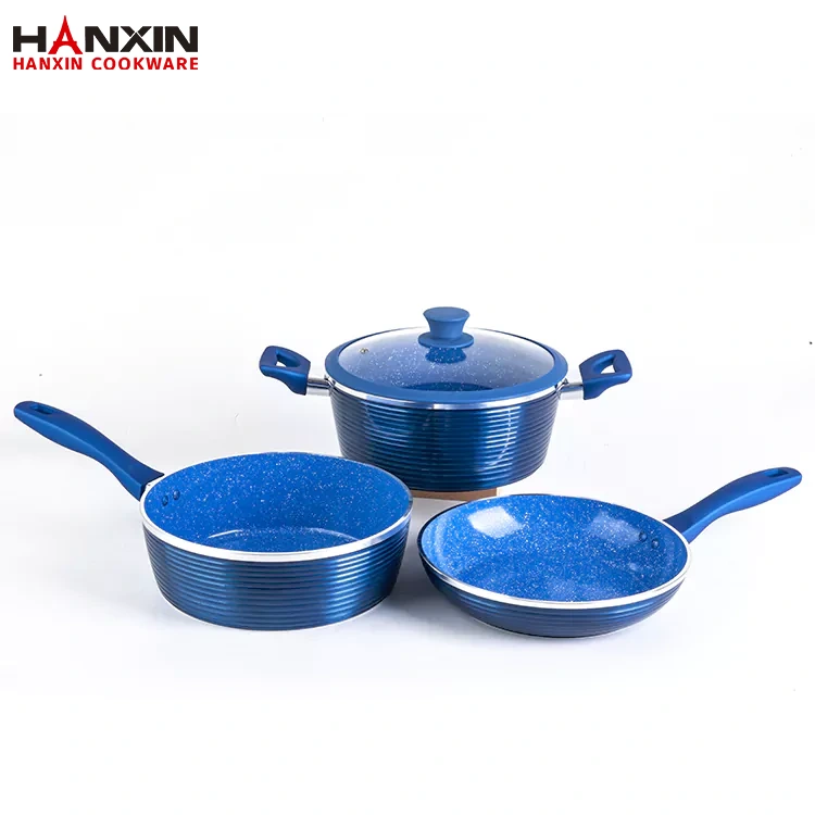 Aluminum Ceramic Marble Coating Kitchenware Set